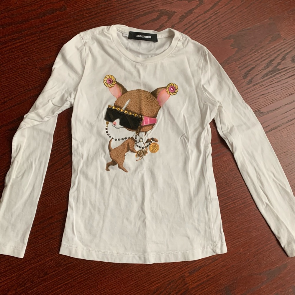 Dsquared2 Girl’s T-shirt Runs Small 4-6Years